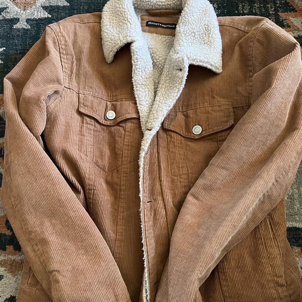 Brandy Melville Trucker Corduroy Jacket